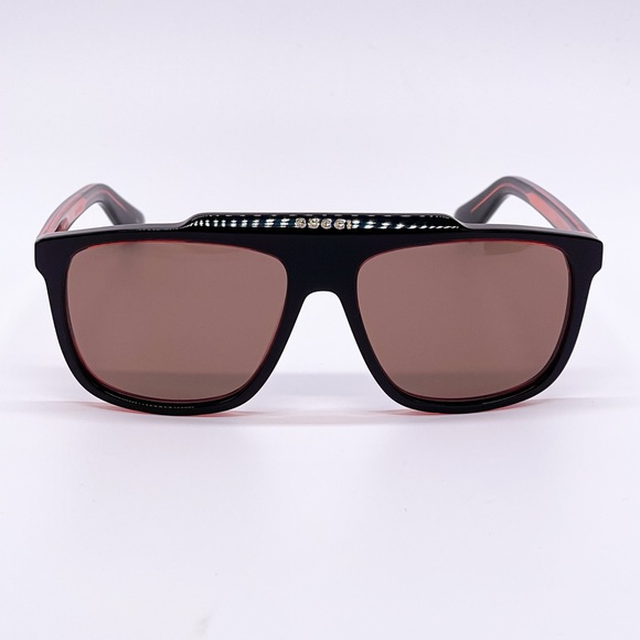 NEW GUCCI GG1039S 003 BLACK RED SUNGLASSES GUCCI - Picture 4 of 14
